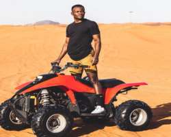 Kwame enjoys adventure sports whenever he gets a chance.